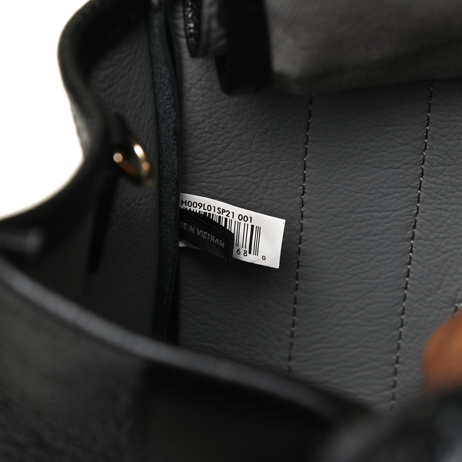 Marc Jacobs Grained Calfskin Small The Tote Bag Black 7 of 14