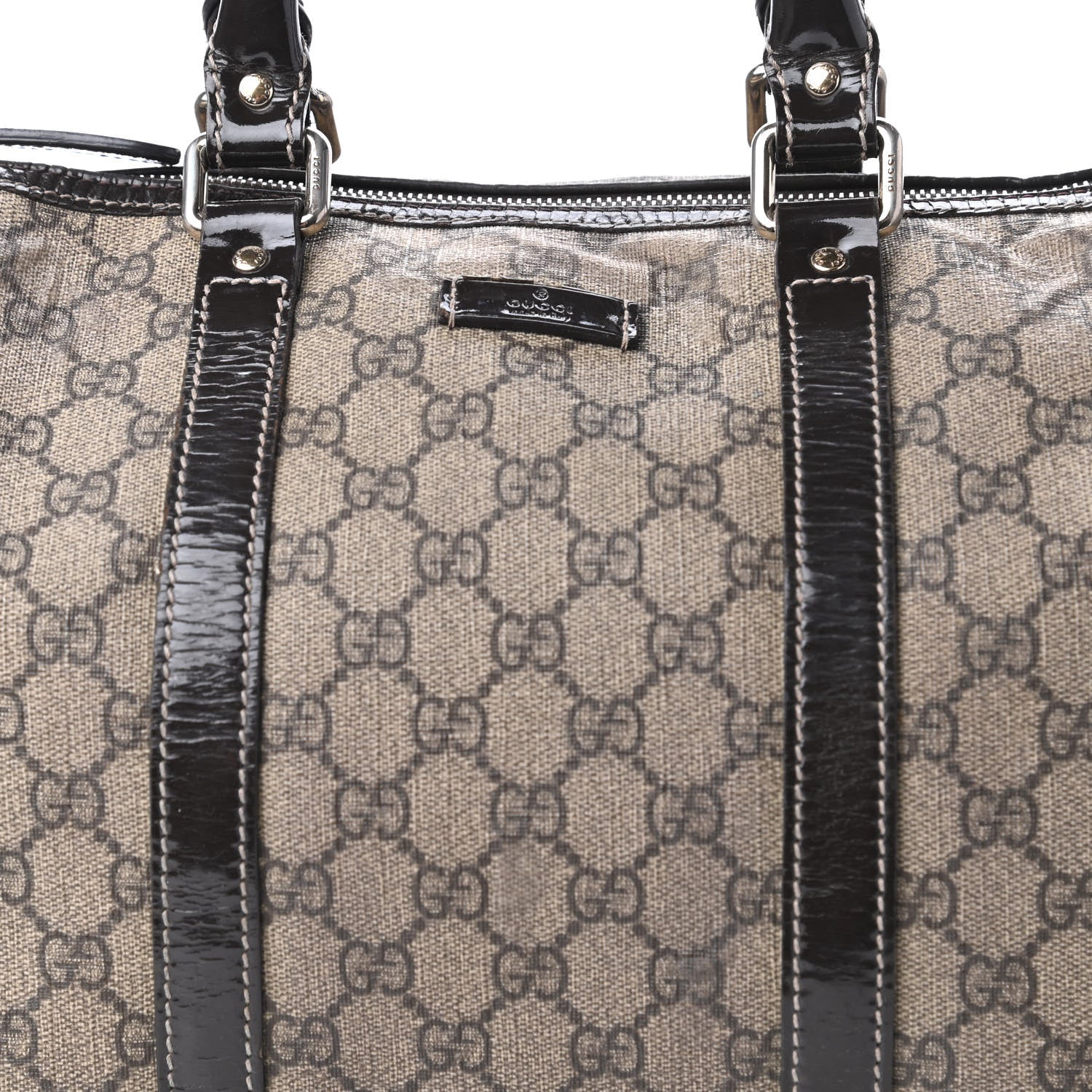 Gucci GG Plus Monogram Medium Joy Boston Dark Brown 10 of 12