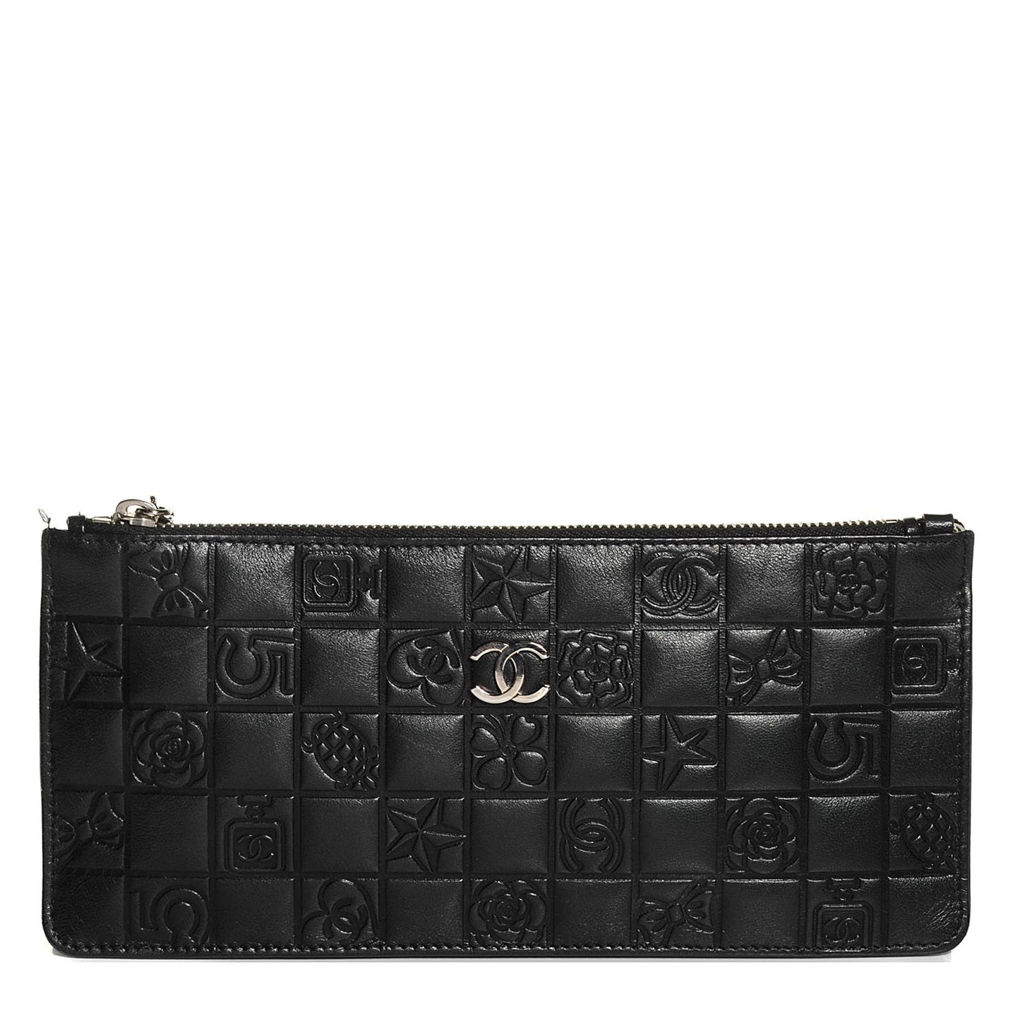Lambskin Precious Symbols Pochette Black