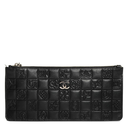 Chanel Lambskin Precious Symbols Pochette Black 1 of 7