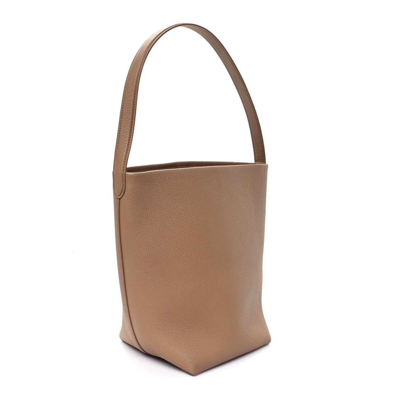 The Row Grained Calfskin Medium N/S Park Tote Sandpit 3 of 9