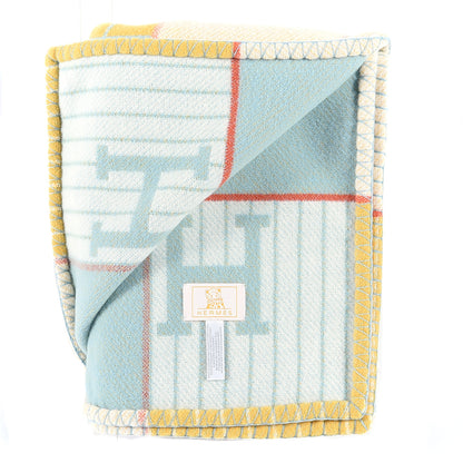 Hermes Wool Cashmere Avalon Passe-Passe Blanket Miel 2 of 3