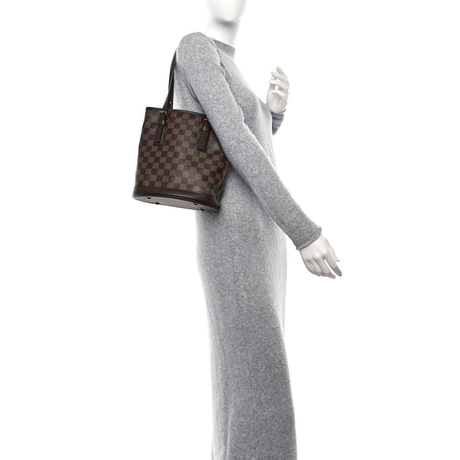 Louis Vuitton Damier Ebene Marais Bucket 23 2 of 10
