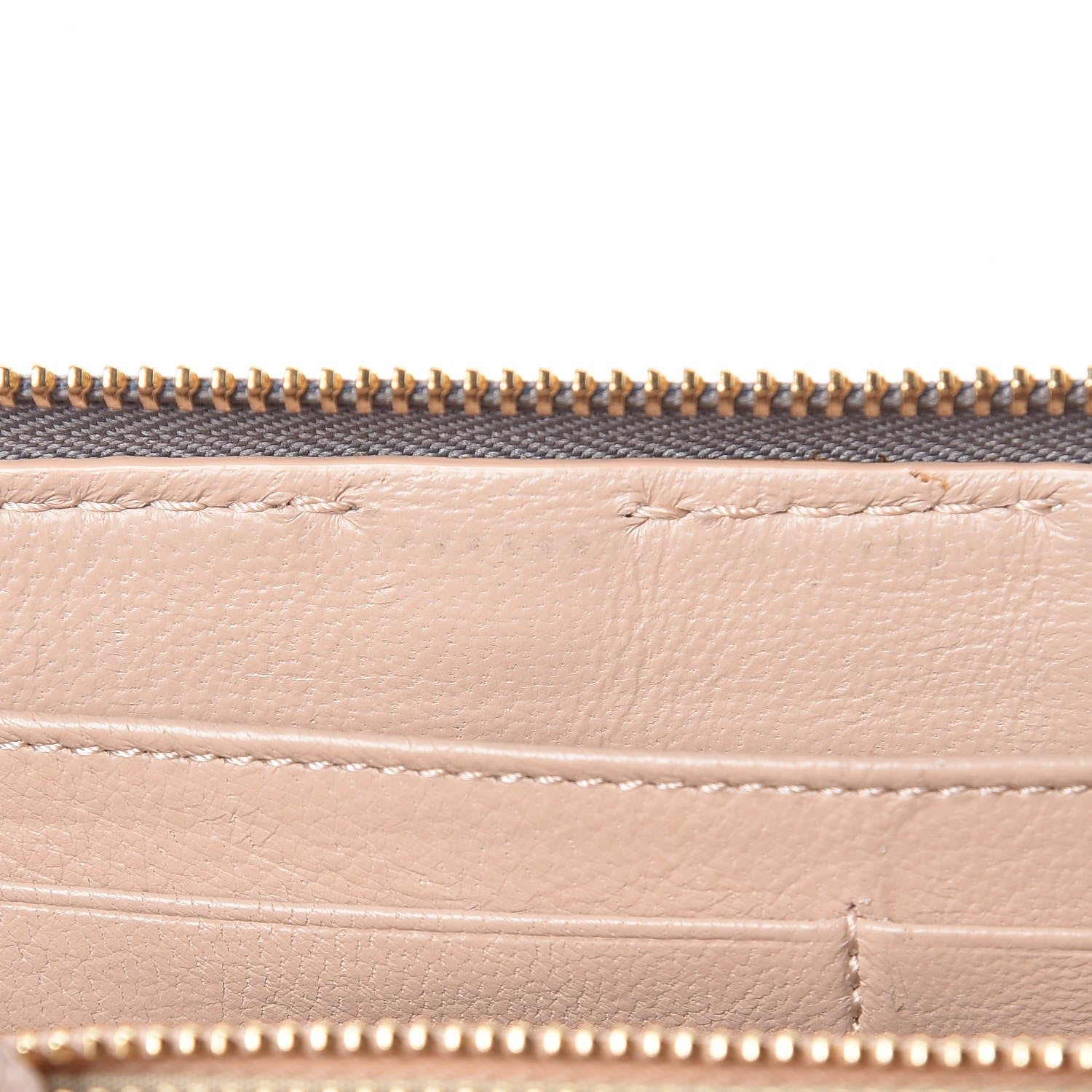Chloe Calfskin Marcie Long Zip Around Wallet Cashmere Grey 8 of 13