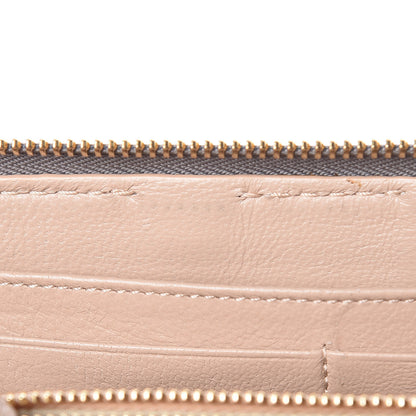 Chloe Calfskin Marcie Long Zip Around Wallet Cashmere Grey 8 of 13