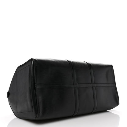 Louis Vuitton Epi Keepall 55 Black 3 of 13