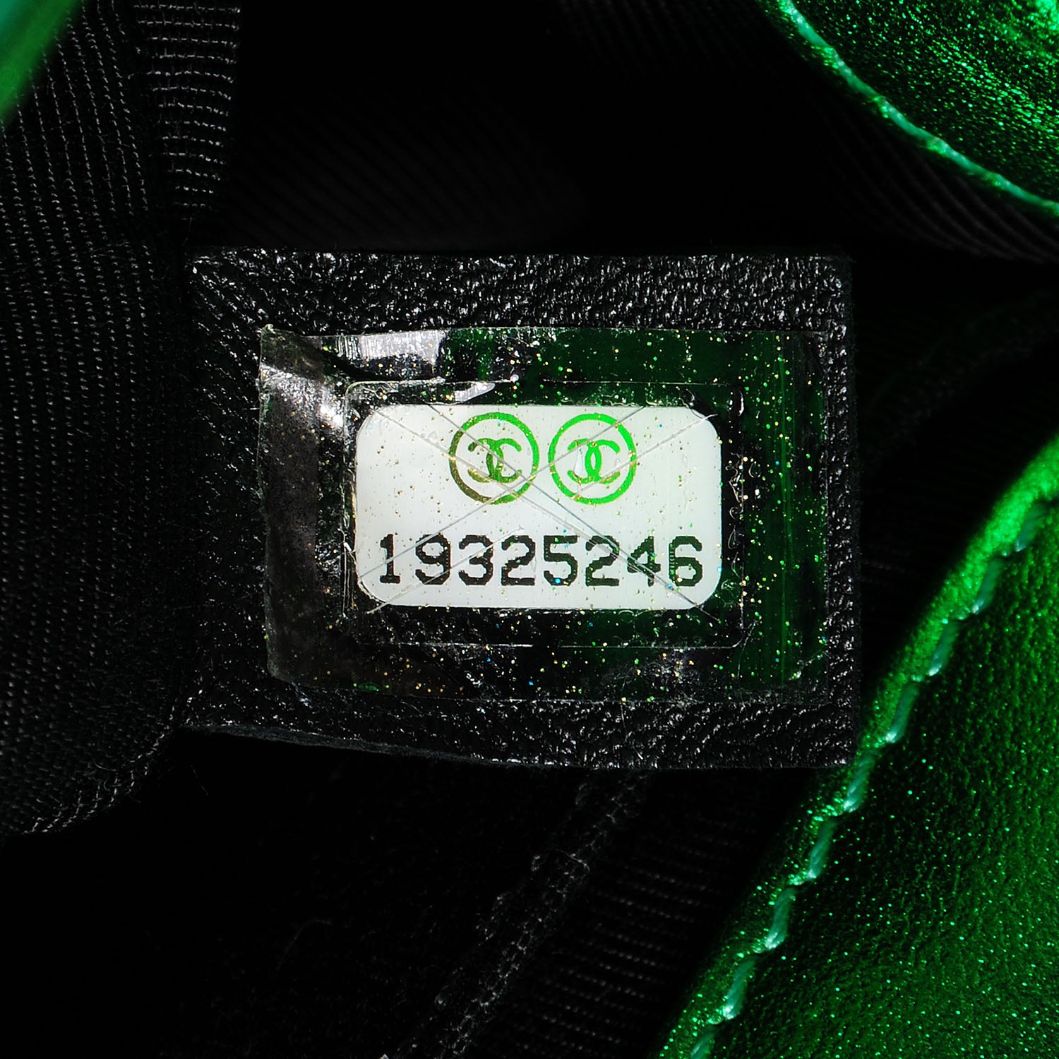 Chanel Metallic Patent Calfskin Medium Boy Flap Green 9 of 9
