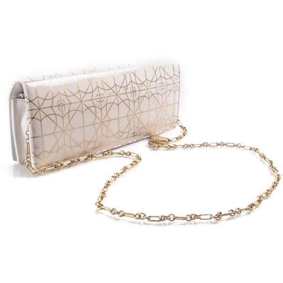 Chanel Vinyl Paris Moscou Moujik Clutch White 4 of 15