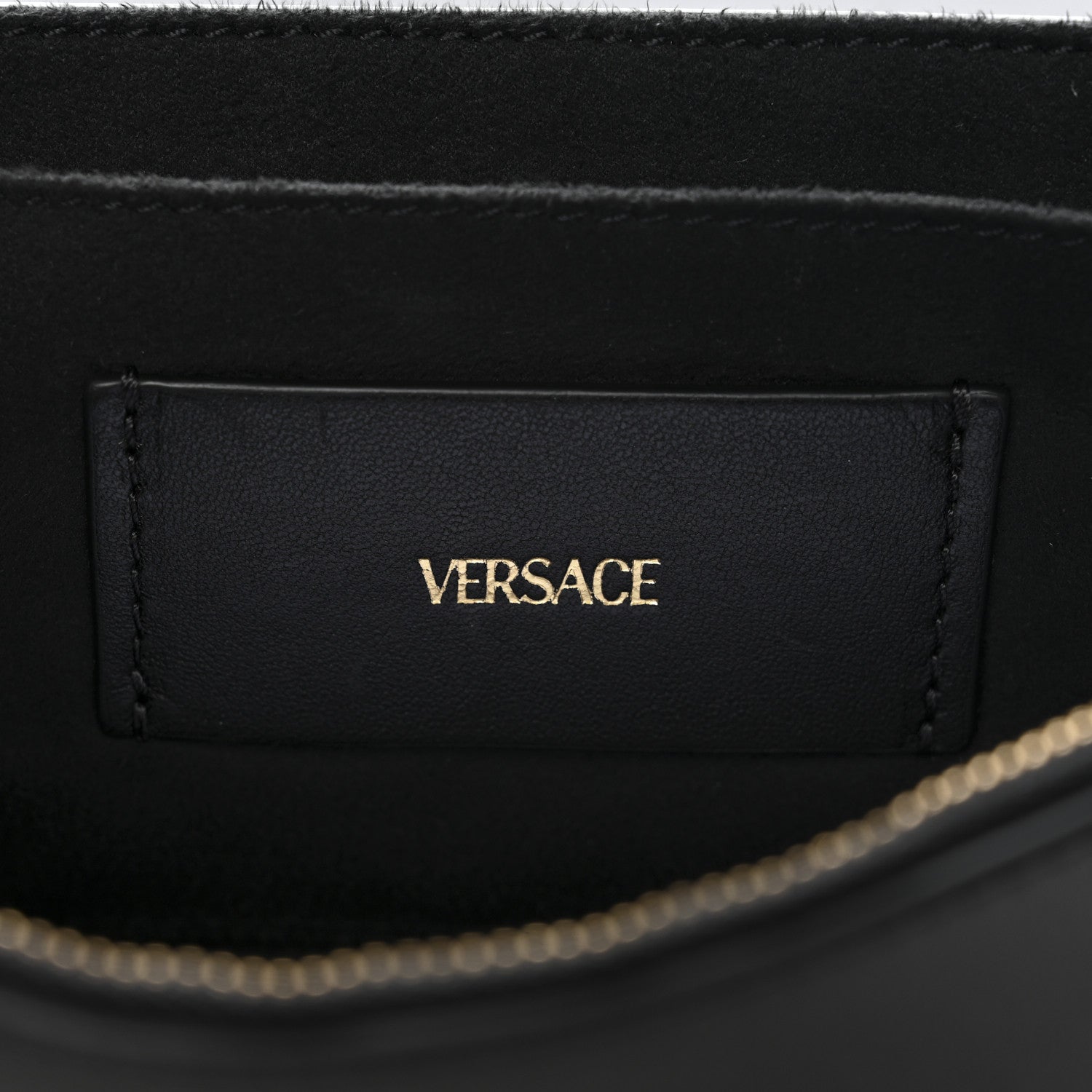 Versace Lambskin Tag Mini Bag Black 6 of 11
