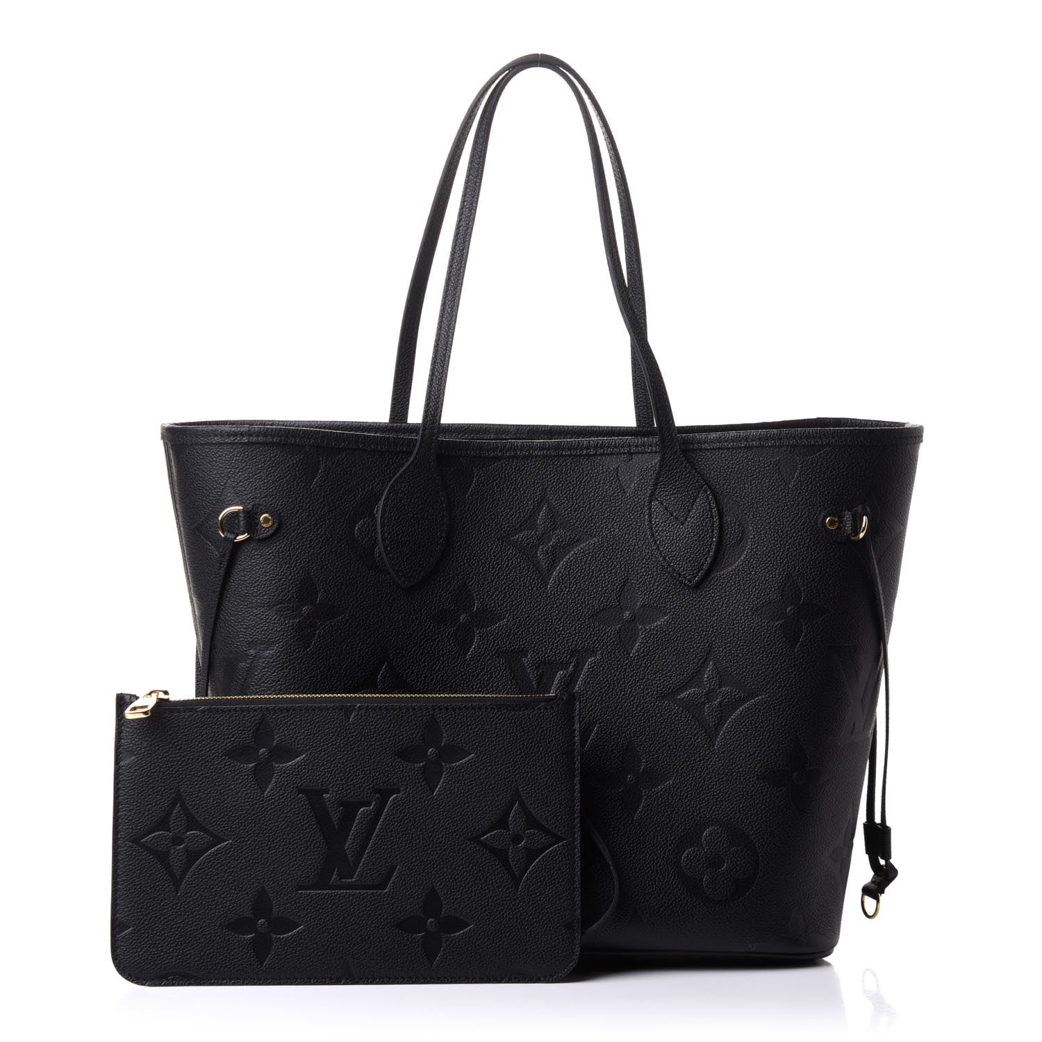 Louis Vuitton Empreinte Monogram Giant Neverfull MM Black 1 of 10