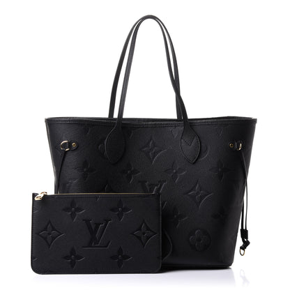 Louis Vuitton Empreinte Monogram Giant Neverfull MM Black 1 of 10
