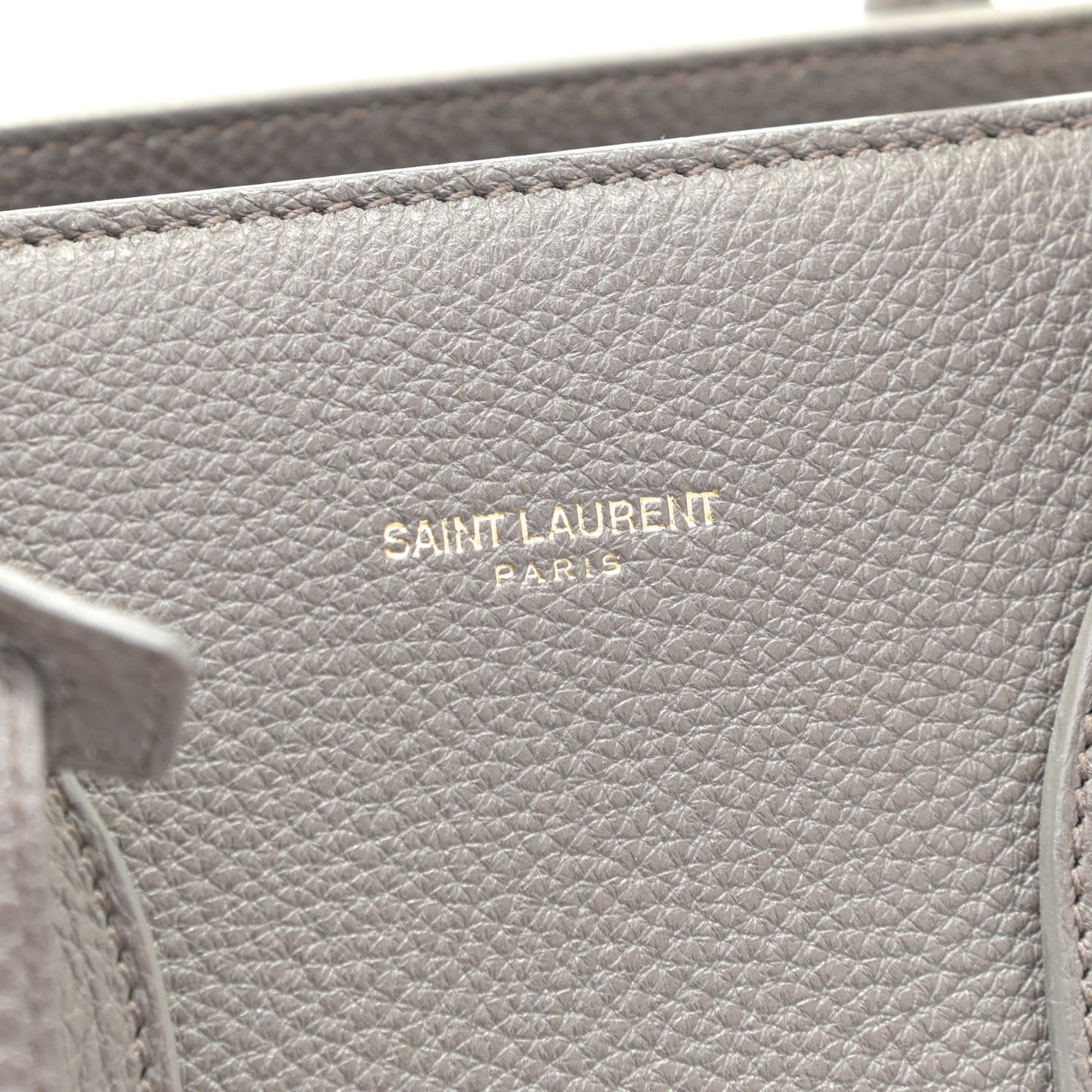 Grained Calfskin Small Sac De Jour Fog