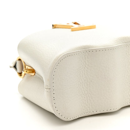 Louis Vuitton Taurillon Capucines Capushell Mini White 8 of 10