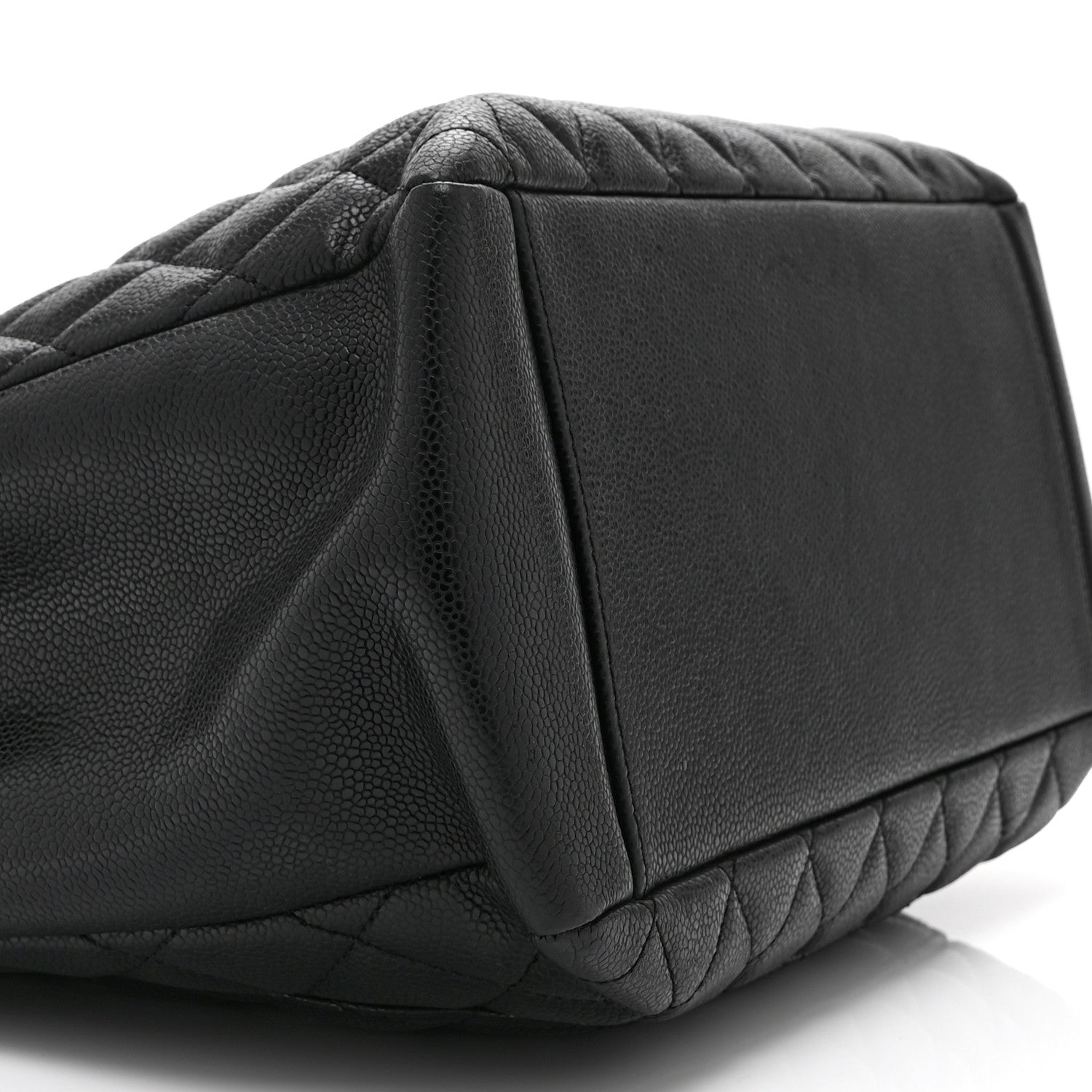Chanel Caviar Quilted Grand Shopping Tote GST Black 9 of 10