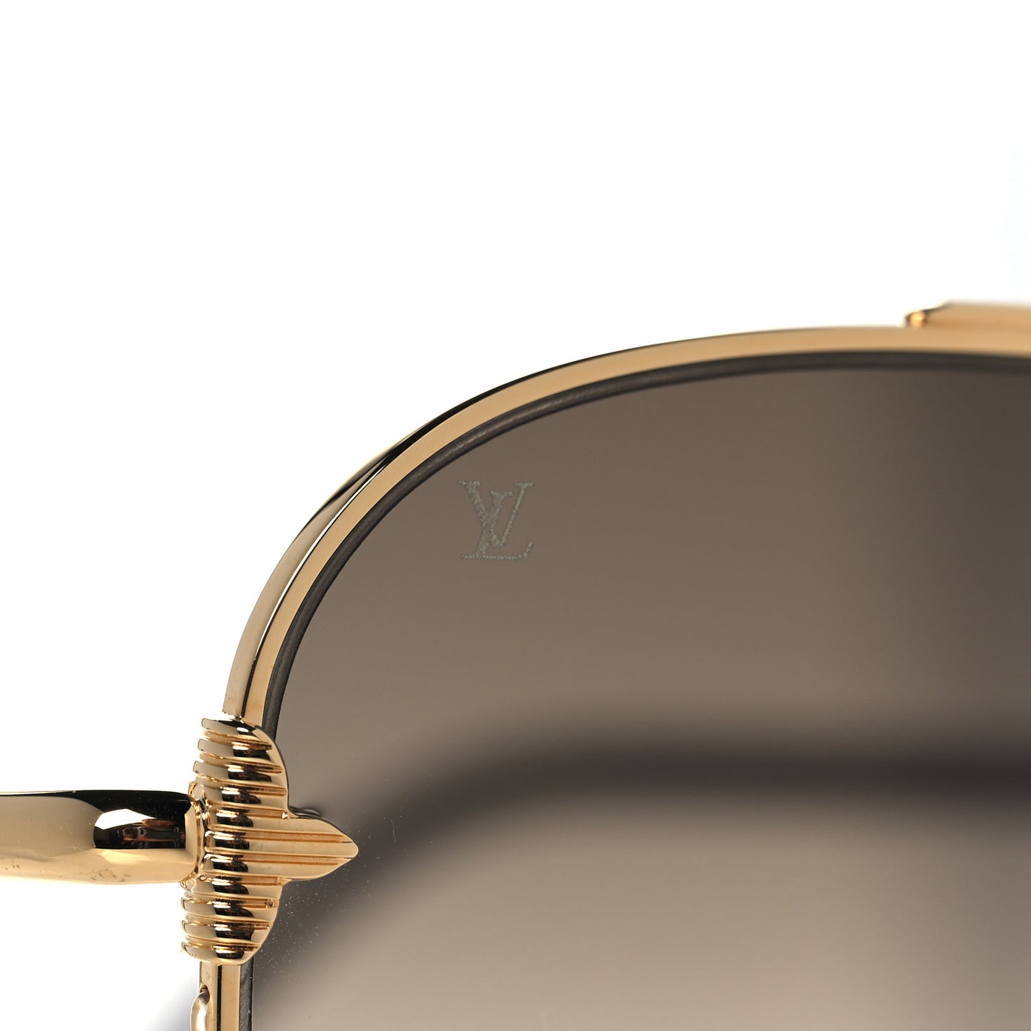 Monogram Petite Viola Pilote Aviator Sunglasses Z0571U Brown