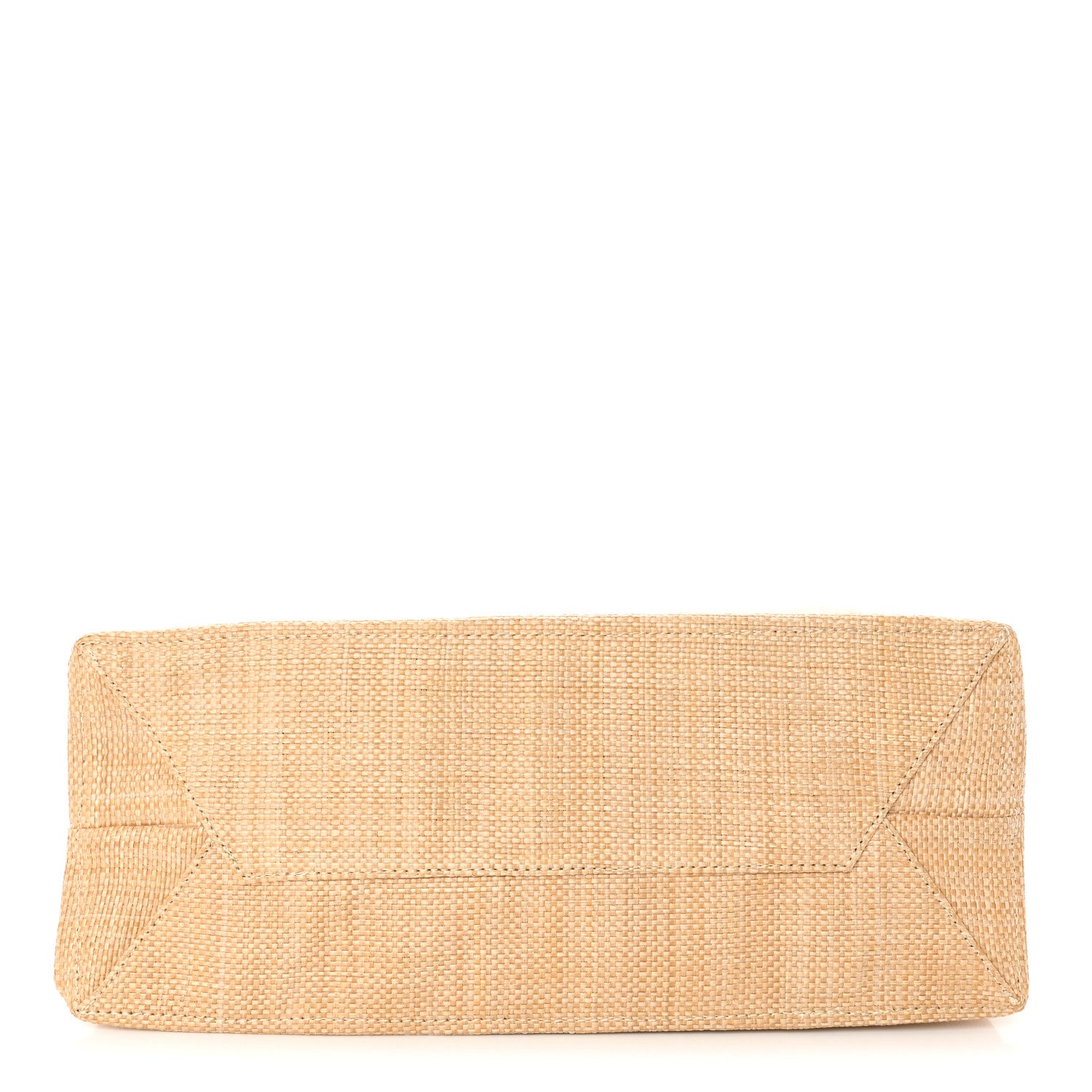Prada Raffia Logo Tote Naturale 4 of 9