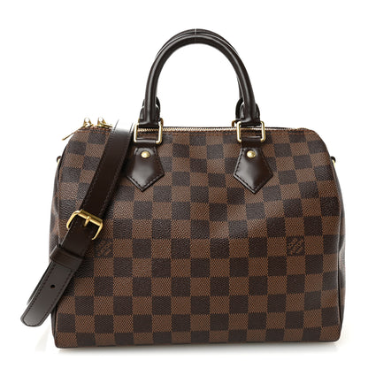Louis Vuitton Damier Ebene Speedy Bandouliere 25 1 of 10