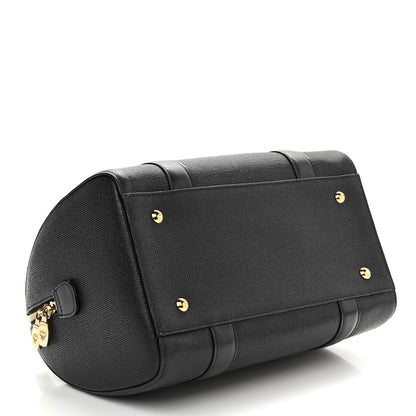 MCM Saffiano Boston Bag Black 3 of 9