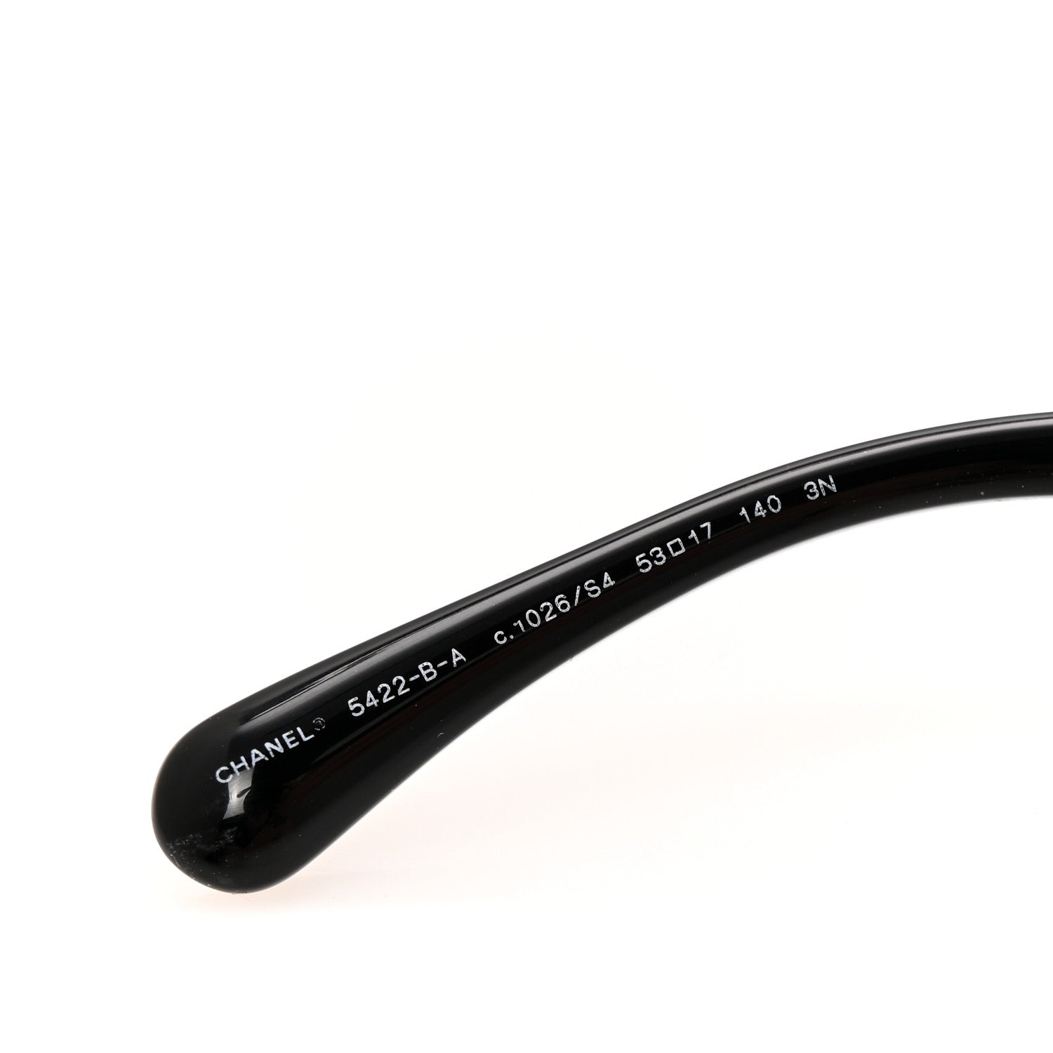 Chanel Acetate Strass Square Sunglasses 5422-B-A Black White 5 of 8
