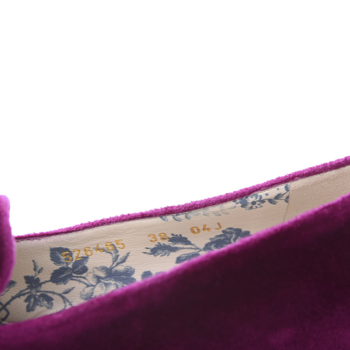 Softy Velvet GG Victoire 55mm Loafer Pumps 38 Fucsia