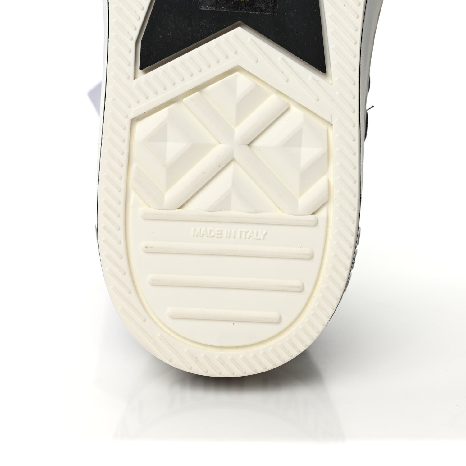 Christian Dior Technical Knit Calfskin Womens Walk'N'Dior High Top Sneaker 37 Black 7 of 9