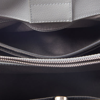 Chanel Grained Calfskin Small Neo Executive Shopper Tote Grey 8 of 9