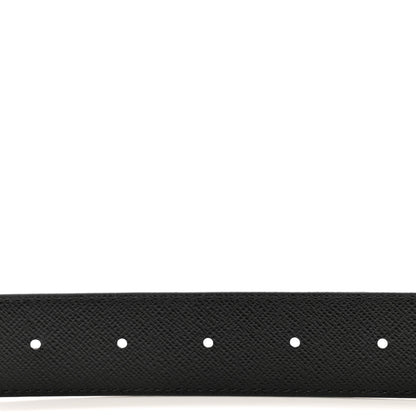 Louis Vuitton Calfskin Monogram 30mm LV Initiales Reversible Belt 90 36 Black 5 of 7