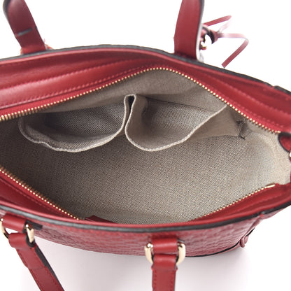 Gucci Microguccissima Small Bree Tote Red 5 of 9