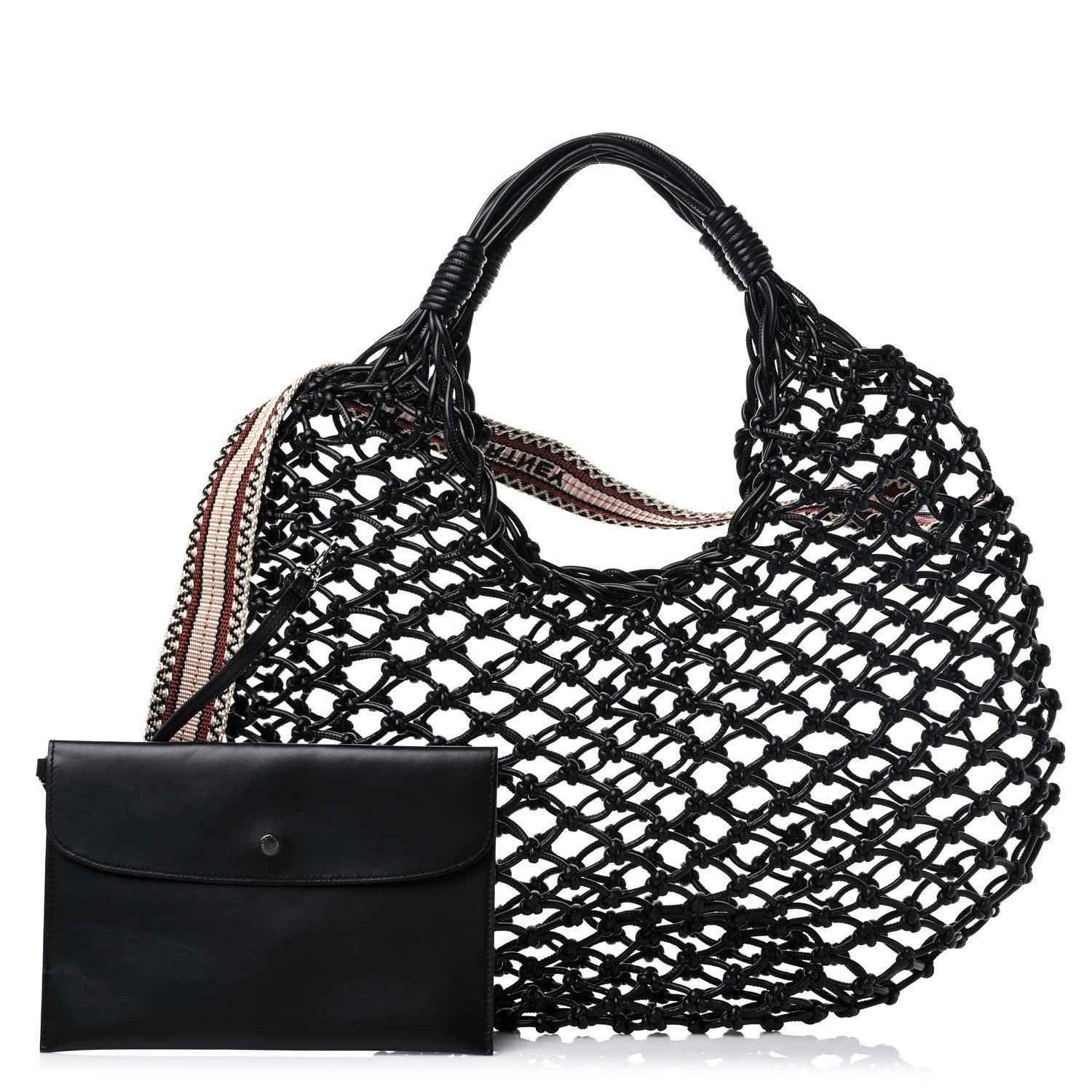 Stella McCartney Alter Nappa Knotted Structure Tote Black 1 of 8
