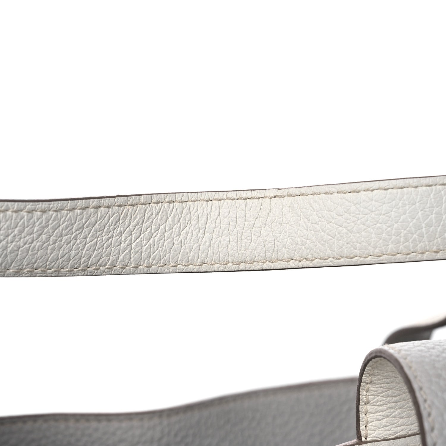 Hermes Taurillon Clemence Double Sens 45 Reversible Tote White Gris Perle 17 of 17