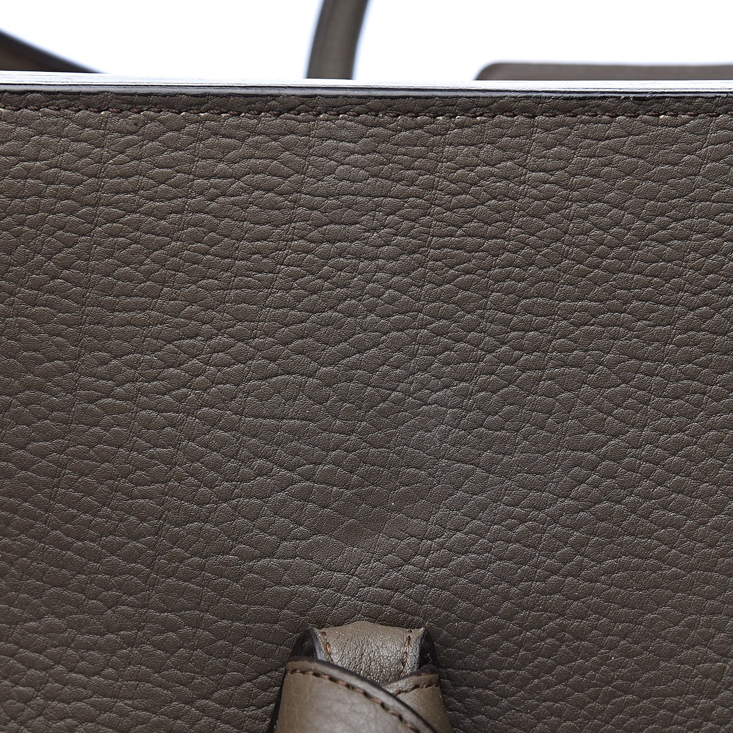 Crisped Calfskin Large Tie Knot Tote Grey