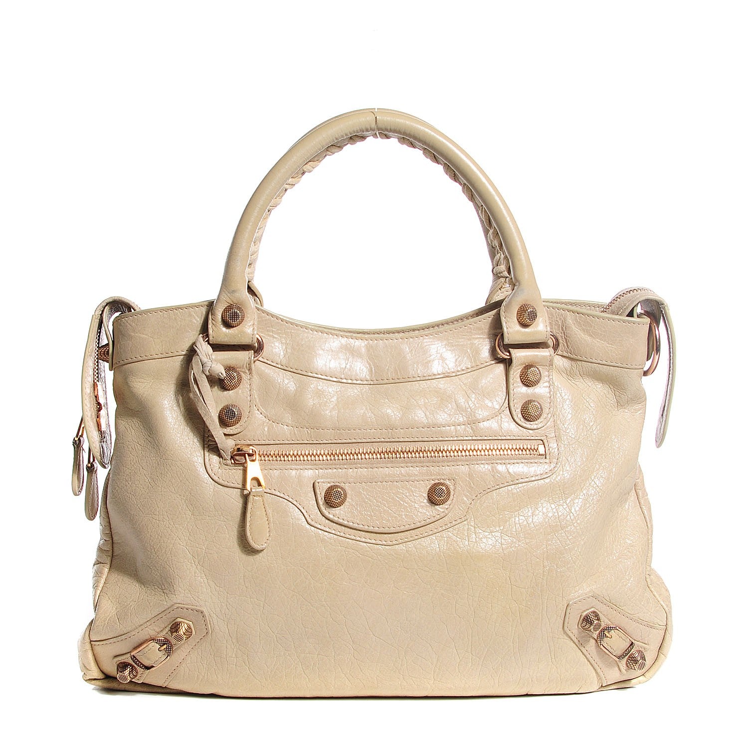Balenciaga Agneau Giant 12 Rose Gold Hardware Town Praline 1 of 13
