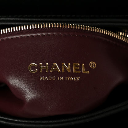 Chanel Lambskin Quilted Mini Trendy CC Dual Handle Flap Bag Black 6 of 13