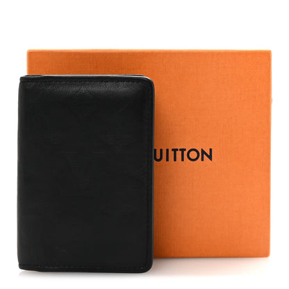 Louis Vuitton Calfskin Monogram Shadow Pocket Organizer Black 7 of 7