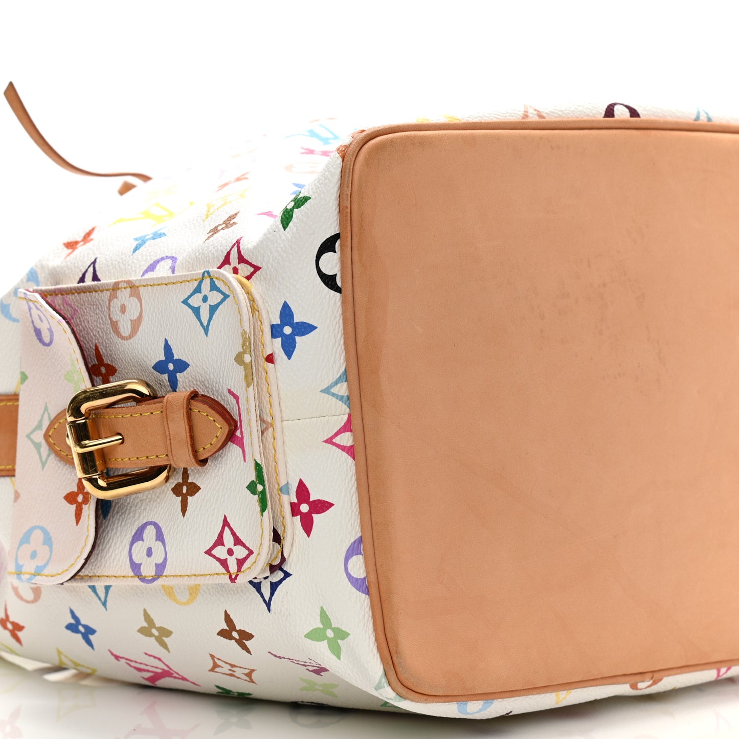 Monogram Multicolor Petit Noe White