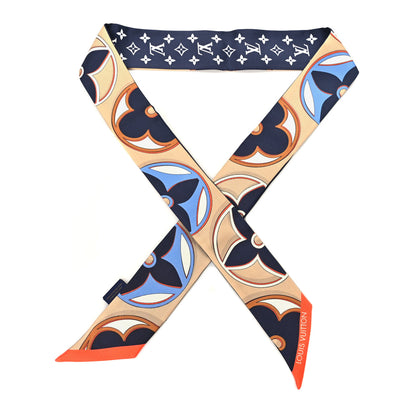 Louis Vuitton Silk Monogram LV Duality BB Bandeau Beige Marine 1 of 3