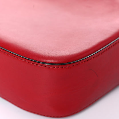 Gucci Calfskin Web Small Webby Bee Shoulder Bag Red 12 of 35