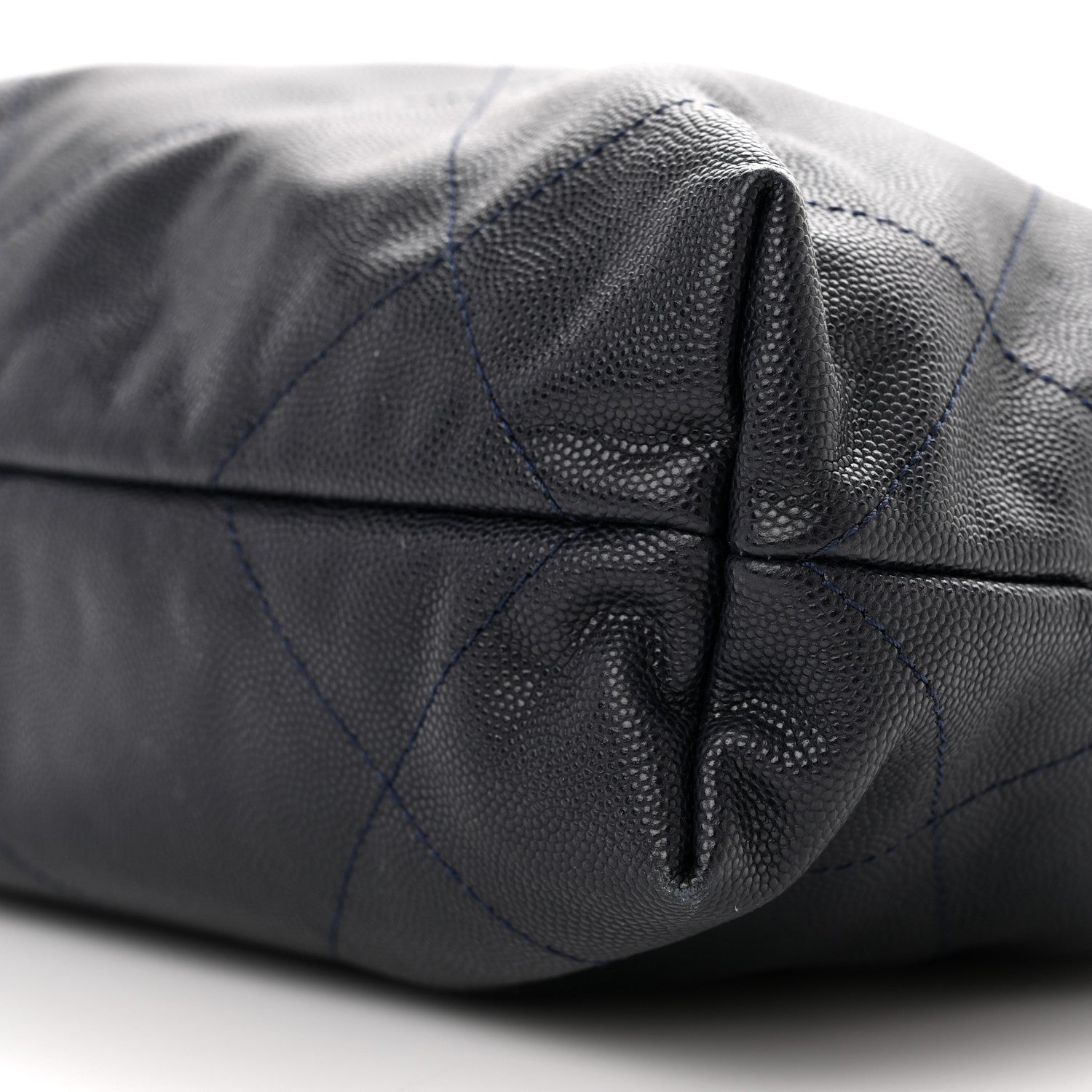 Chanel Shiny Caviar Quilted Small Chanel 22 Dark Blue 11 of 11