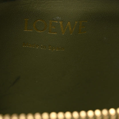 Loewe Calfskin Embossed Repeat Coin Card Holder Avocado Green 6 of 8