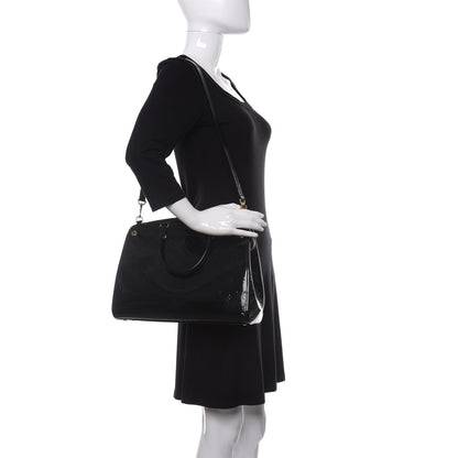 Louis Vuitton Vernis Brea MM Black 2 of 10