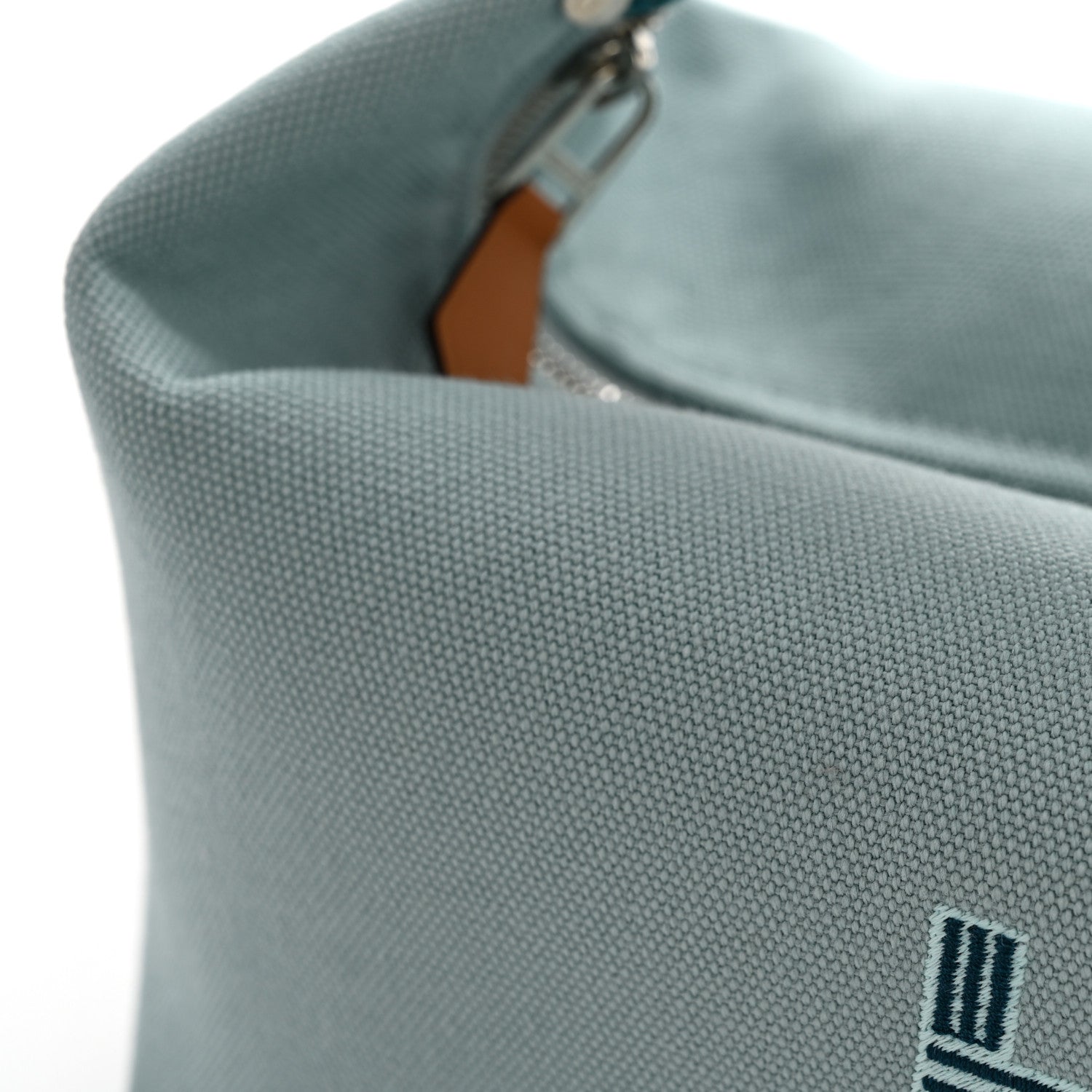 Hermes Canvas Small Bride-A-Brac Pouch Eucalyptus 8 of 8