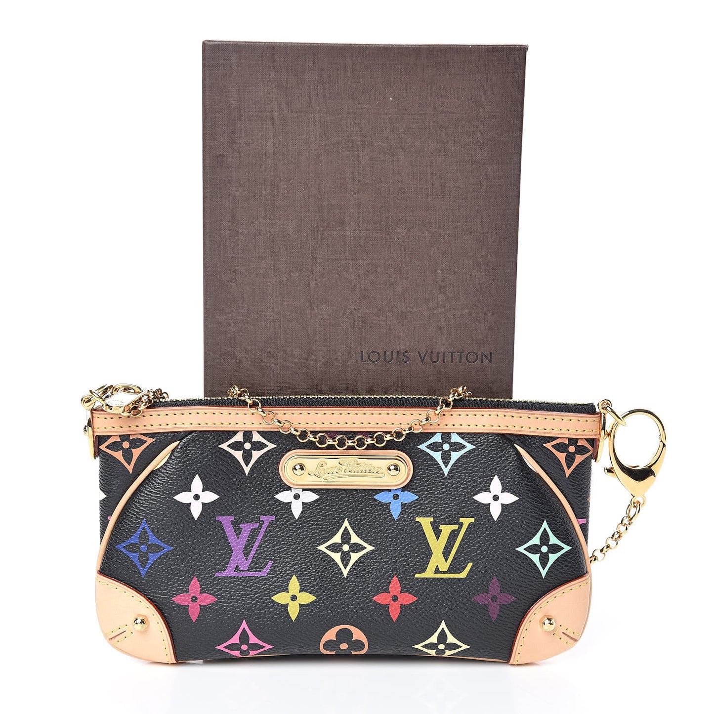 Monogram Multicolor Pochette Milla MM Black