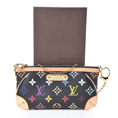 Louis Vuitton Monogram Multicolor Pochette Milla MM Black 11 of 11