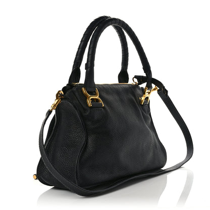 Chloe Calfskin Medium Marcie Satchel Black 3 of 8