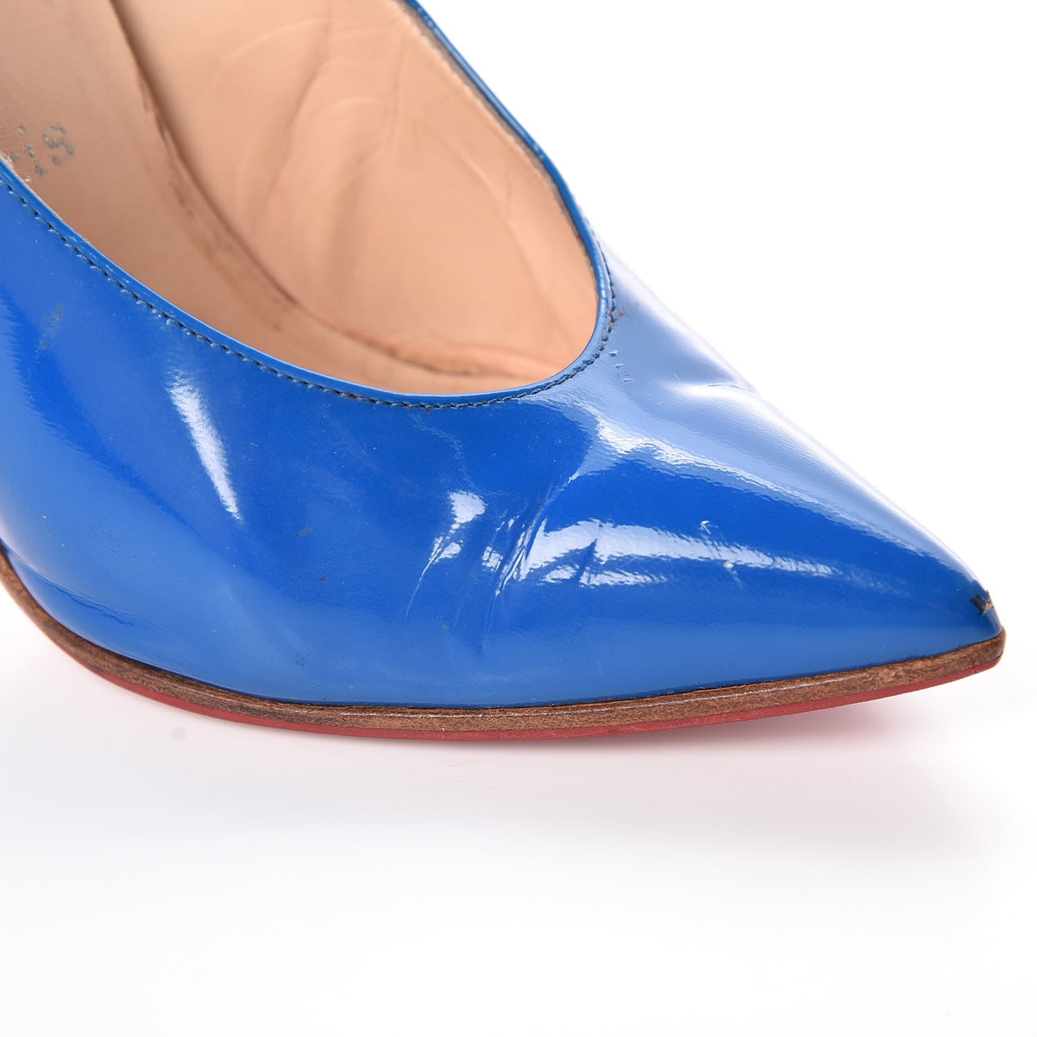 Christian Louboutin Patent Lola Pumps 37 Blue 12 of 24