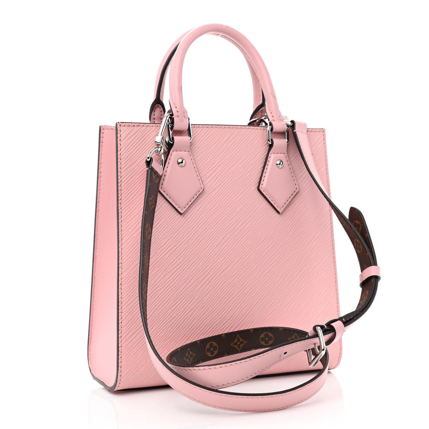 Epi Sac Plat BB Rose Ballerine