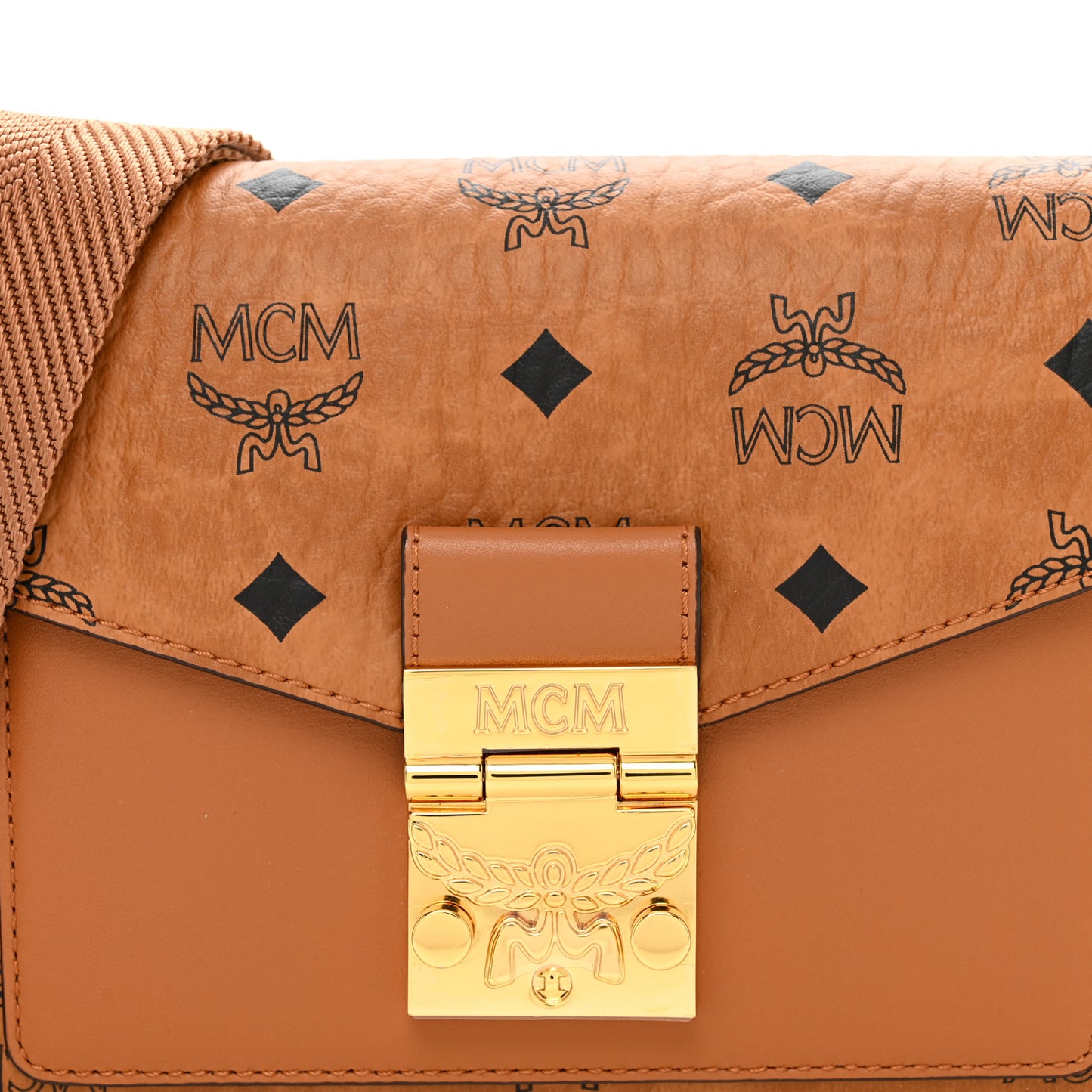 Visetos Small Millie Crossbody Belt Bag Cognac