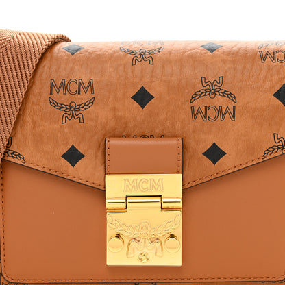 MCM Visetos Small Millie Crossbody Belt Bag Cognac 5 of 9
