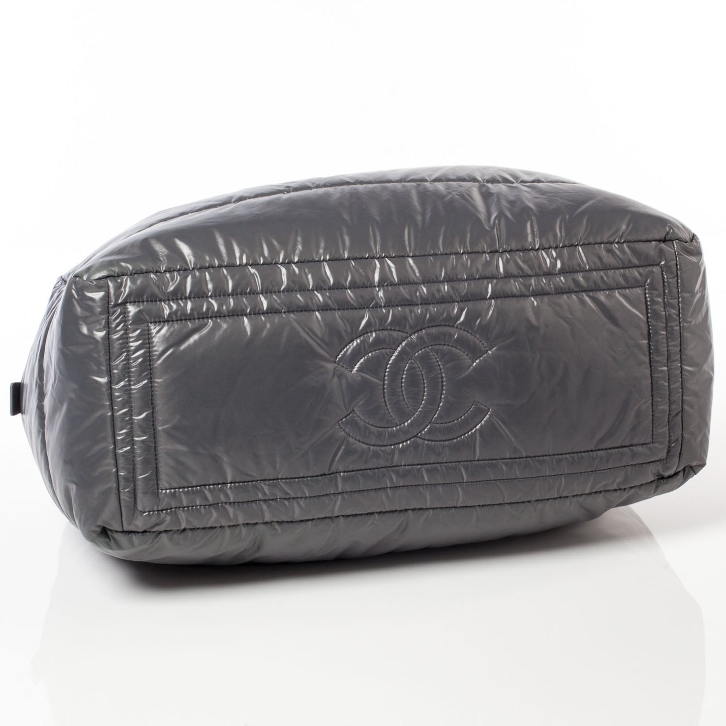 Nylon Coco Cocoon Tote Grey
