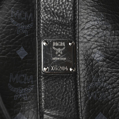 MCM Visetos Large Liz Reversible Shopper Tote Black 7 of 10